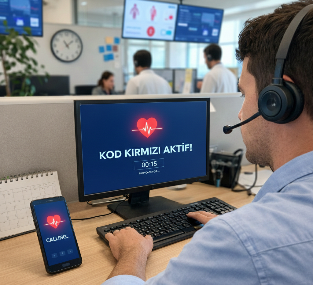 Hastane Acil Kod Yönetim Sistemi Paneli